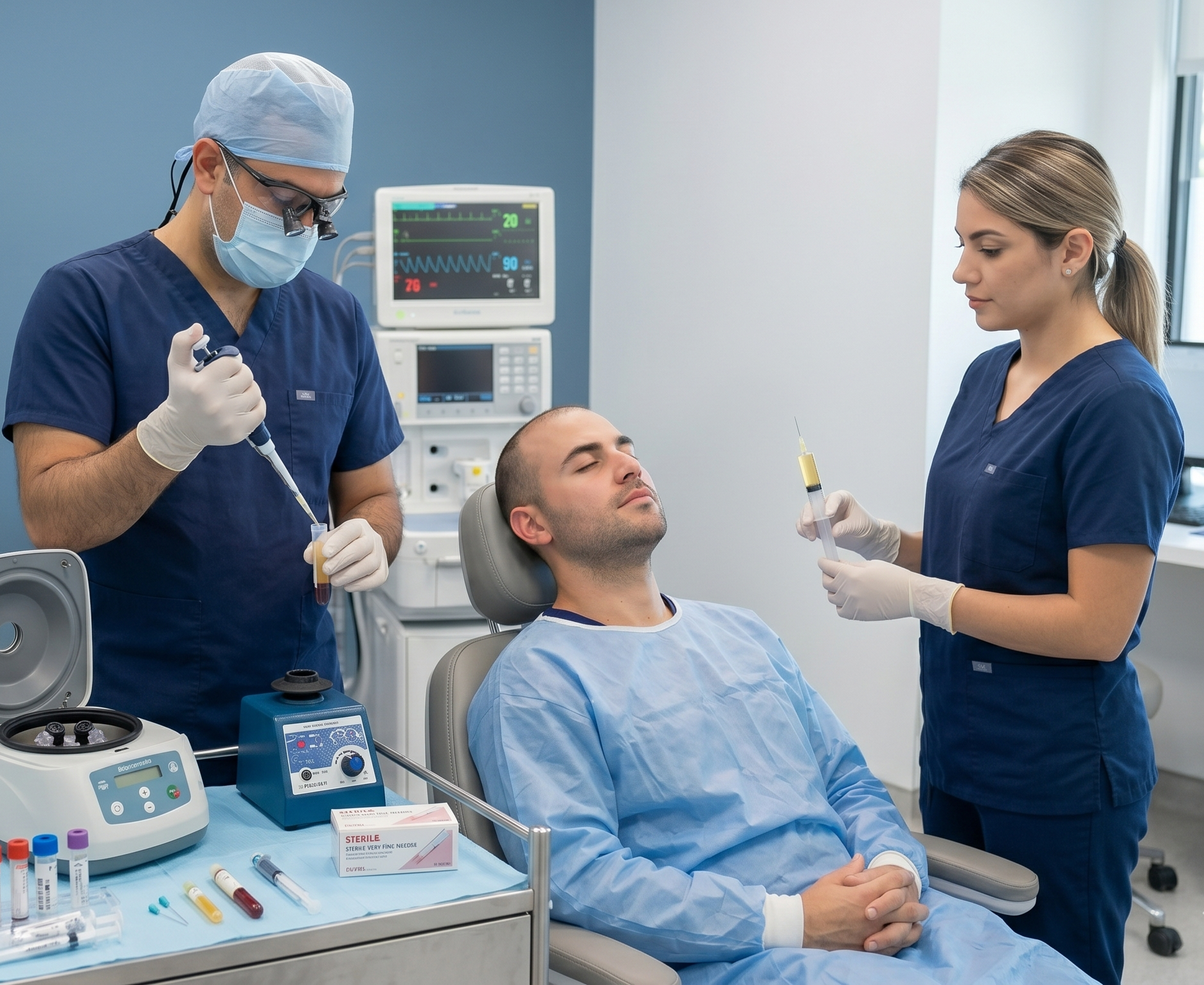 Bio Plasma and GFC Treatment Preparation